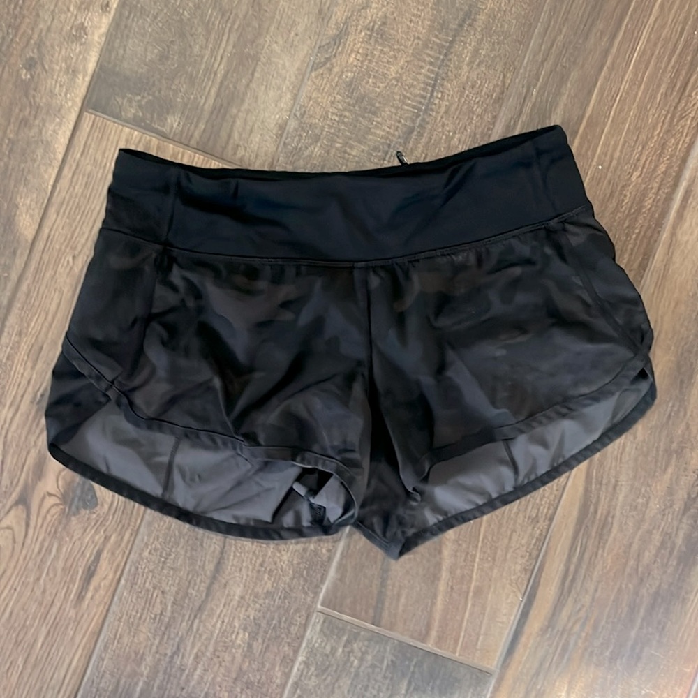 Lululemon camo running shorts, 4